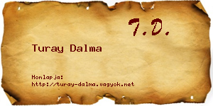 Turay Dalma névjegykártya